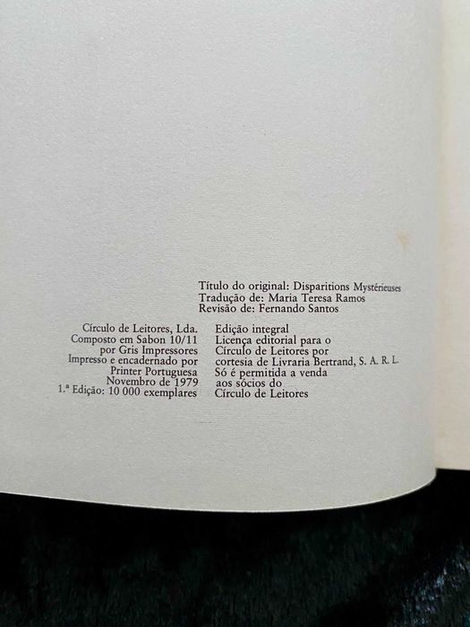 Lote 9 Livros Círculo de Leitores – OVNIs, Mistérios, Civilizações Antigas e Fenómenos Inexplicáveis – 1974/1983