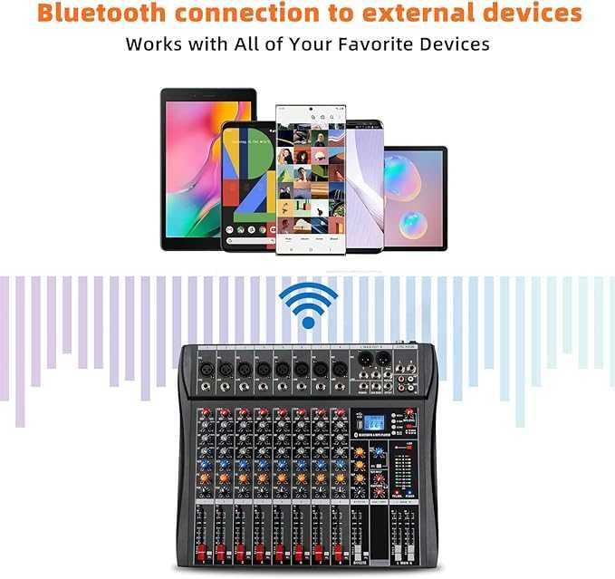 Mikser 8 kanałowy Depusheng nowy