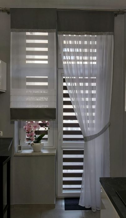 Firany, panele, roletki, ekrany - panel basic transparent