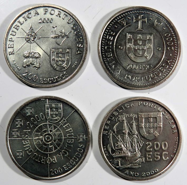 Moedas Republica Portuguesa - XI Série Descobrimentos Portugueses.