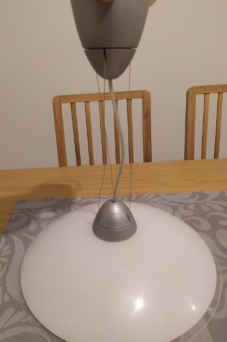 Suspensão\Candeeiro Tecto Vidro Branco (diametro 38cm)