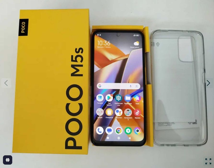 Продам телефон стан нового Poco m5s 4/128