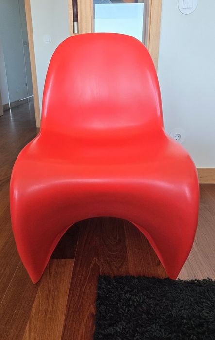 Cadeira Vitra Panton Chair Original - vermelha