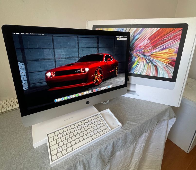 iMac 2017 27" 5K Magic mouse/keyboard Caixa