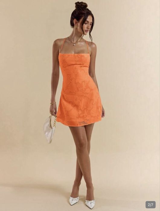 Літній сарафан помаранчевий