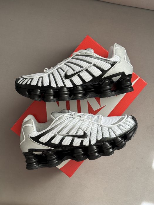 36-45 Nike Shox TL Black White (без предплат)