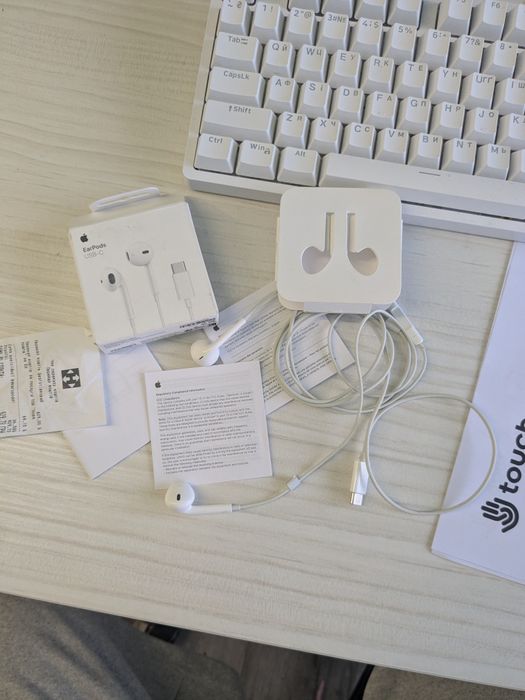 навушники Apple earpods type оригінал c з чеком