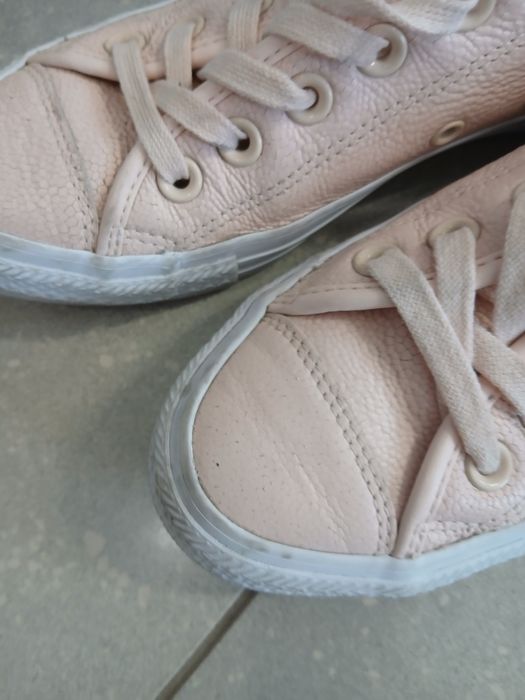Trampki convers pudrowy róż