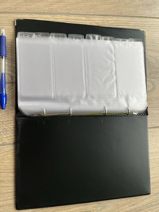 Czarny wizytownik 25 arkuszy