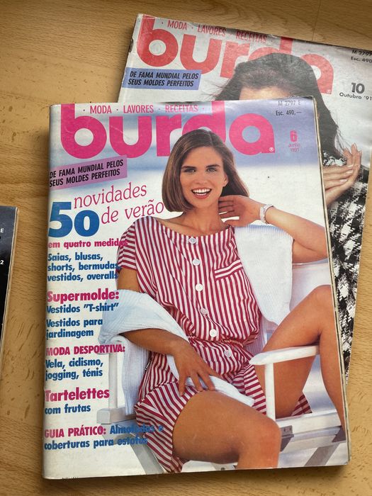 Burda vintage - conjunto de 3