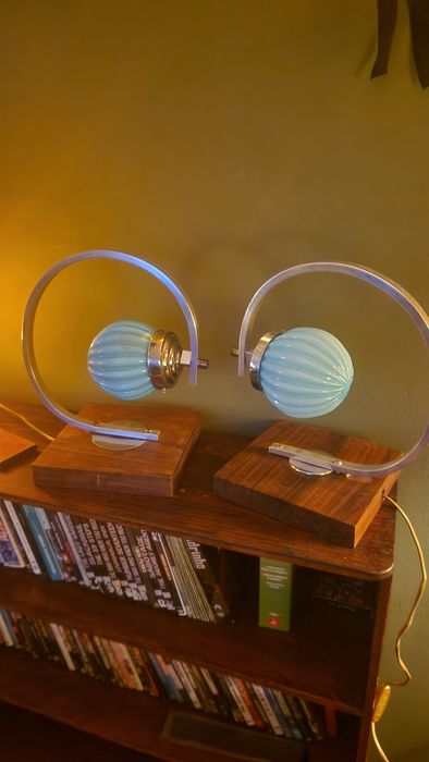 Par candeeiros Art Deco