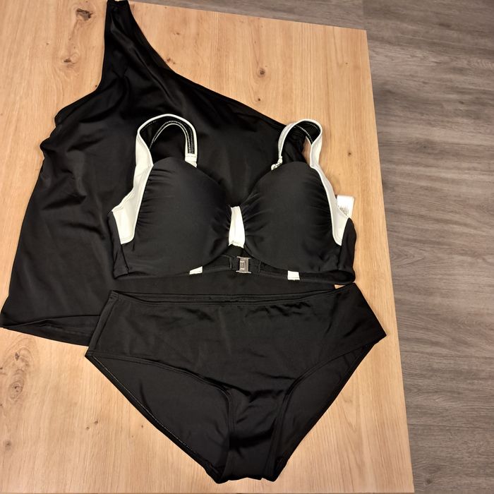 40 80E,80C,85C ,85E  Nowy strój kąpielowy 3-częściowy bonprix z tanki