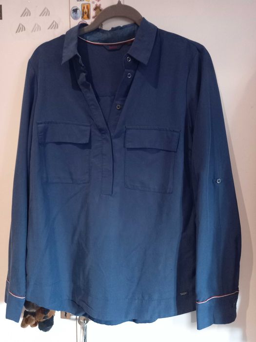 Blusa azul marinho, original e nova - S - Salsa