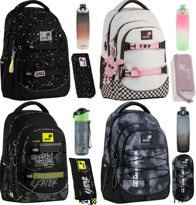 Рюкзак Kite Education teens 727M Graffiti Batman Fancy