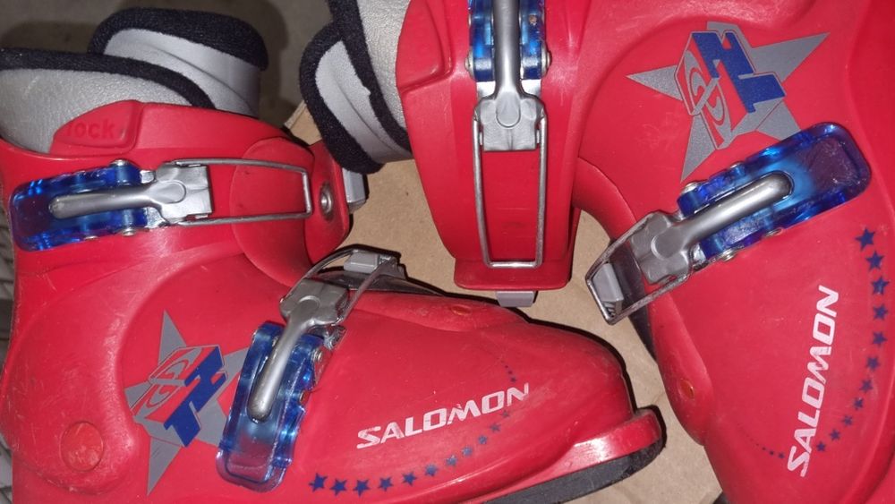 Komplet narty buty Salomon 110cm, r18