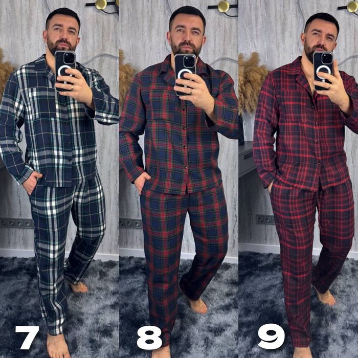 ‼️Піжама фланелева. Бавовна. ОПТ та роздріб. Розм: М/Л, Л/ХЛ, ХЛ/ХХЛ