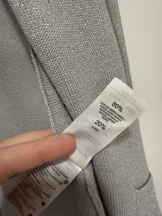 Kardigan ze srebrną nitką Moodo