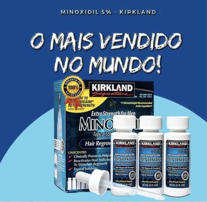 Minoxidil kirkland/foligain ( caixa selada ou unidades)