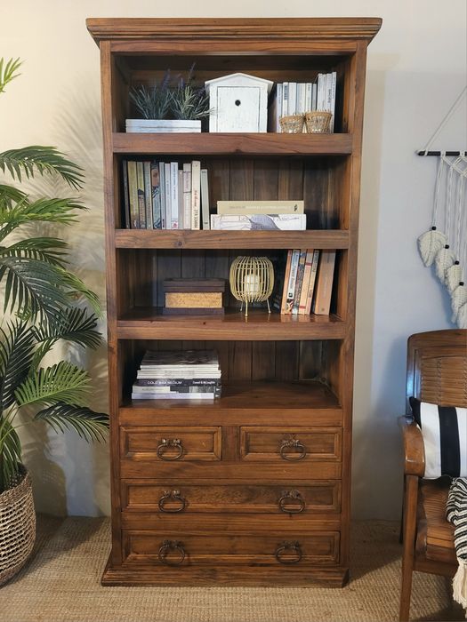 armario, estante, aparador, prateleiras, mexicano, rustico