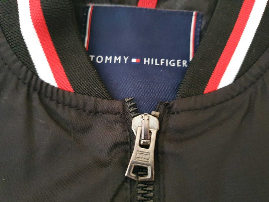NOWA męska kurtka Tommy Hilfiger wiatrówka TH czarna 2xl / 3xl