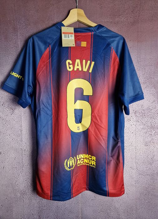 T-shirt Barcy Nike domowy piłkarza: Gavi 6 rozmiar-L 25/26