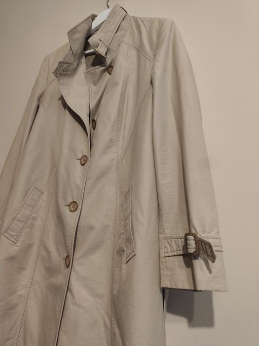 Elegancki krótki  trencz damski Getex