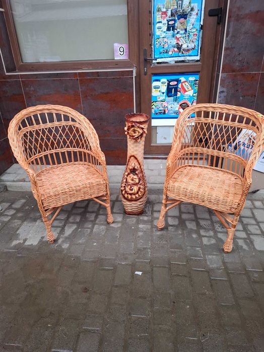 Набір меблів з лози