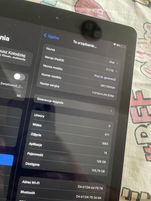 Ipad 6 generacji