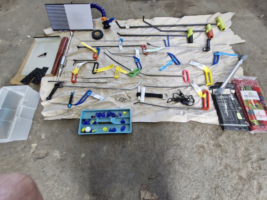 Zestaw narzedzi PDR, A1, FastPDR, VIP. Druty+Kleje itd