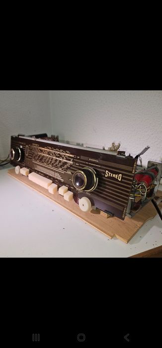 Rádio a Válvulas Vintage Telefunken (Stereo) –  Bluetooth Integrado