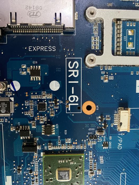 материнская плата ноутбука Samsung R60, модель платы PRAHA-SRI.-6L