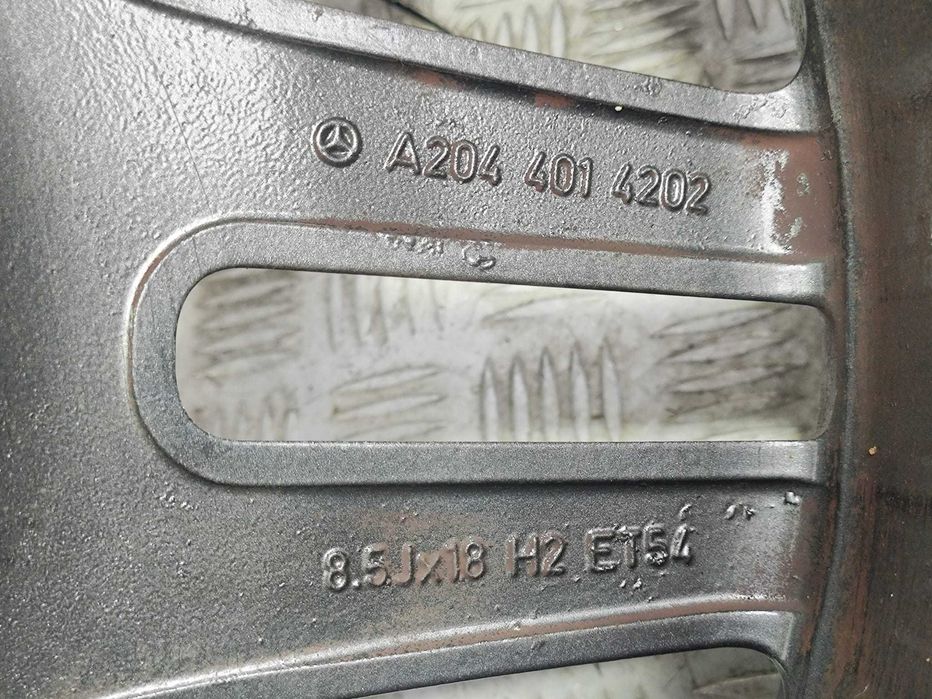 Conjunto Jantes R18 AMG Mercedes Benz Class C W204 2007 a 2015 Original