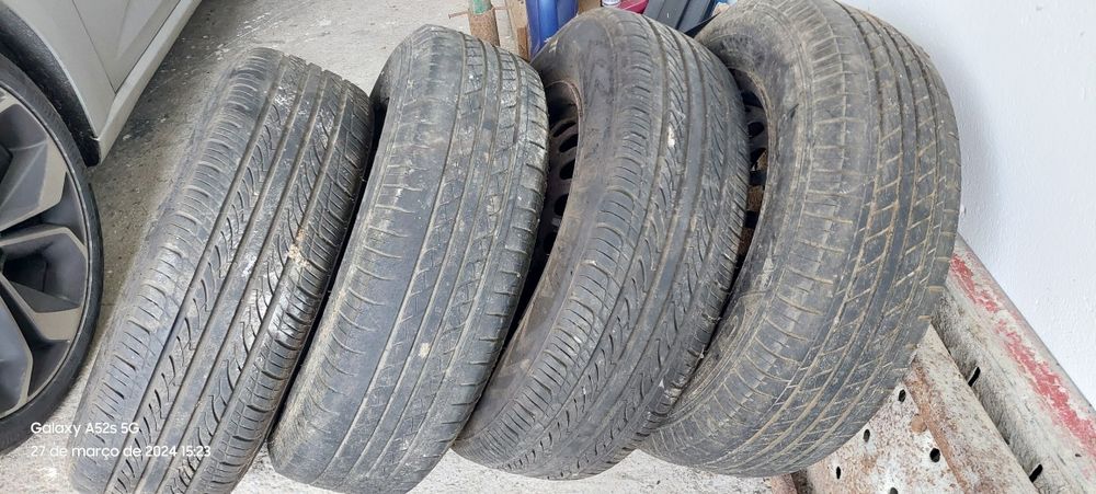 Conjunto 4 pneus + jantes