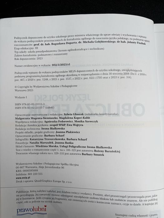 Oblicza epok WSiP zestaw książek