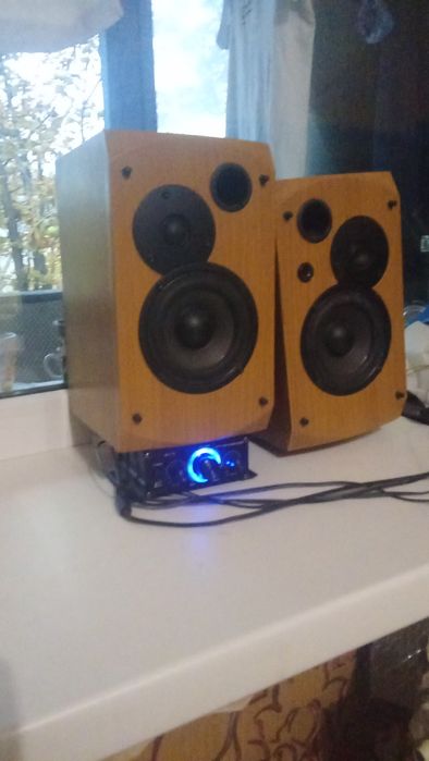 Колонки рабочие.Усилитель.