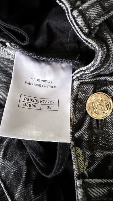 Spodnie dżinsowe Chanel
