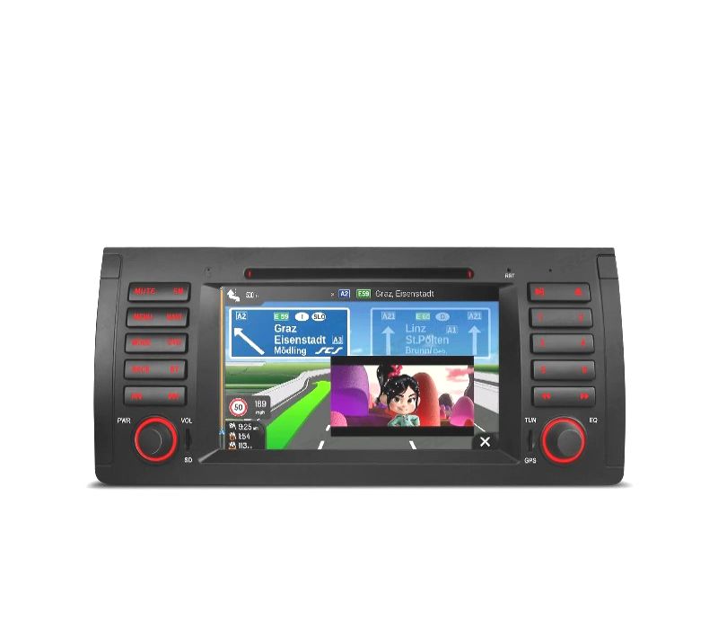 AUTO RÁDIO GPS ANDROID 12 QUAD CORE BMW X5 E53 99-03