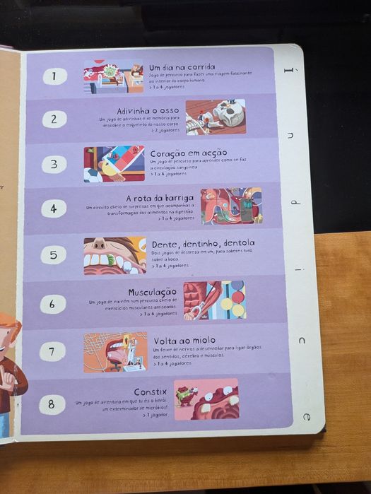 Corpo Humano 8 jogos de tabuleiro para saber tudo