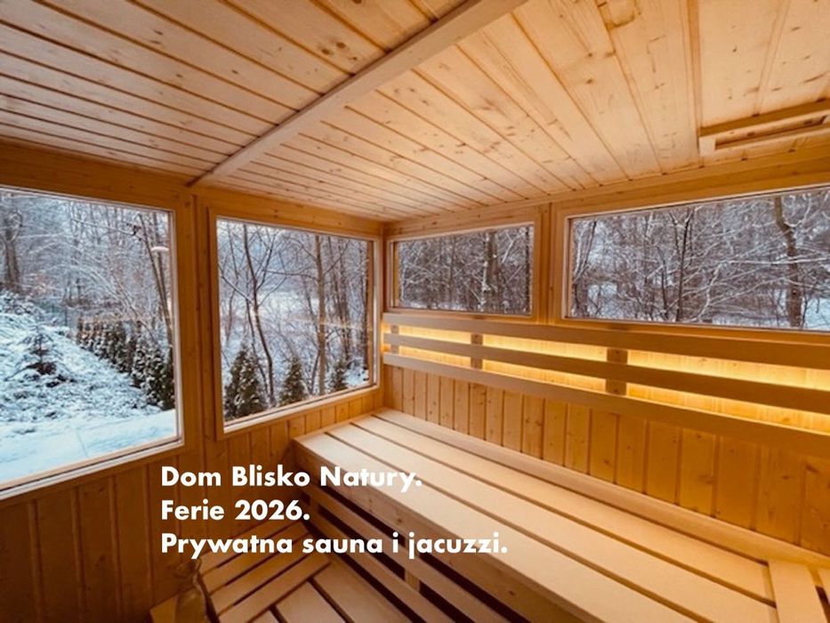 Bukówka. Prywatne jacuzzi non stop. Dla max 22 osób.