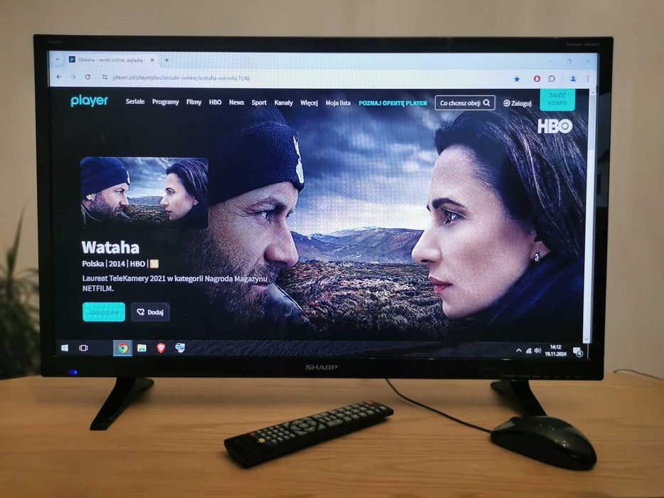 TV 32'' SHARP z komputerem Kiano