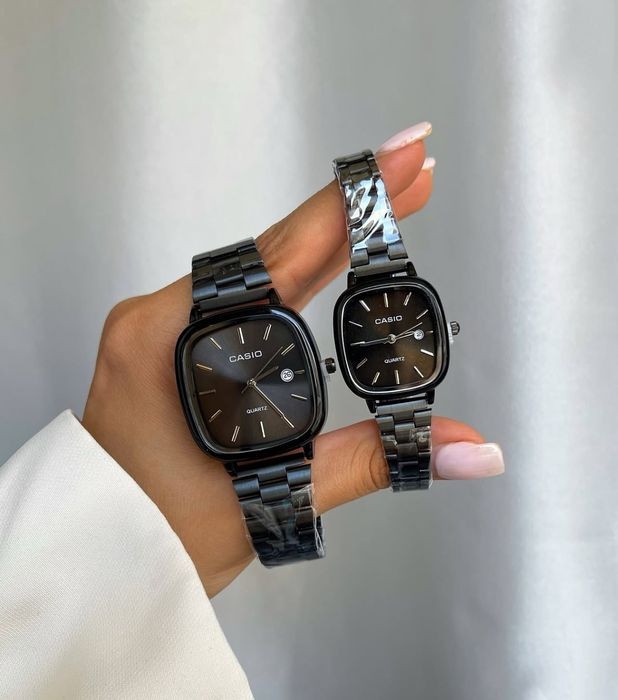 Часы Casio женские чёрные, кварцовые Касио часы женские