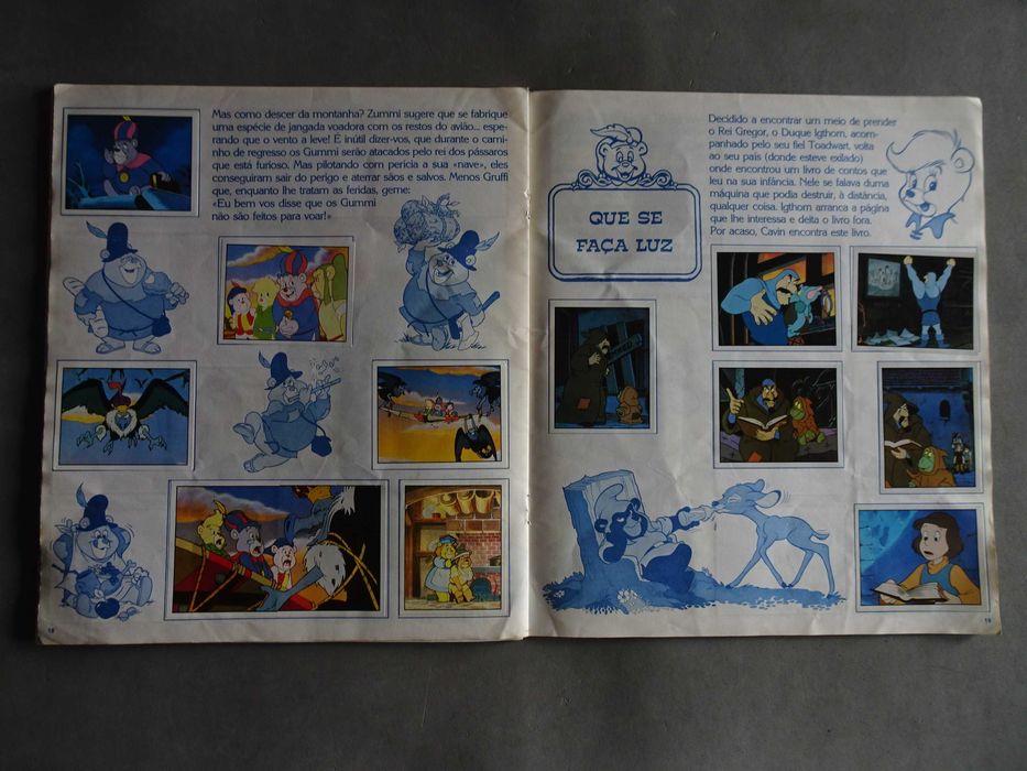 Caderneta de cromos Gummi Bears - (faltam 6 cromos) Panini Morumbi