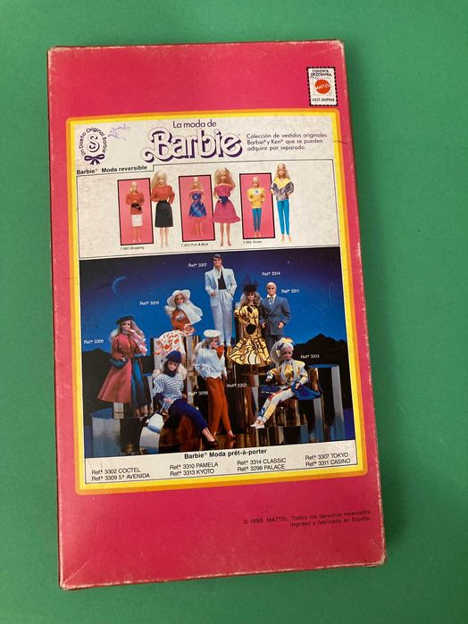 Conjunto Roupa Boneca Skipper Moda Modelo Squash Mattel Spain 1986 Nov