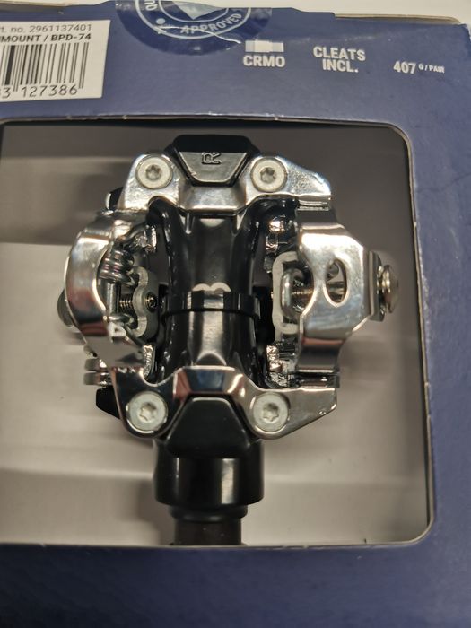 Nowe wpinane pedały SPD z blokami BBB BPD-74 jak spd Shimano PD-M520