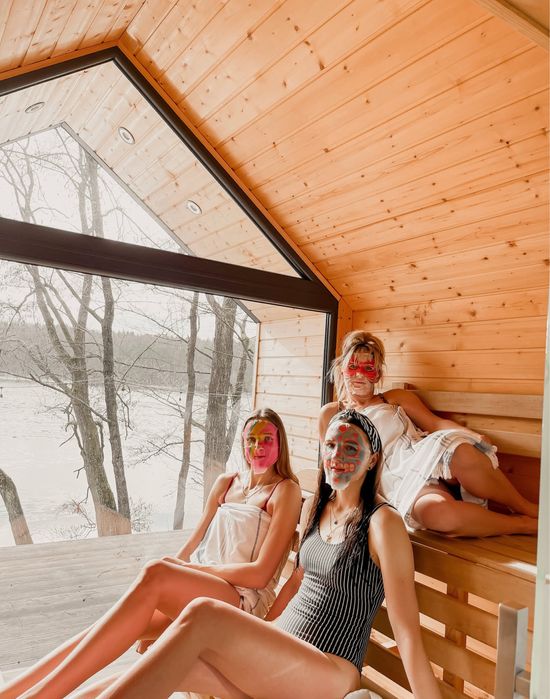 Domki na wyłączność, 16 osob, sauna, plaża,jacuzzi WAKCJE KASZUBY