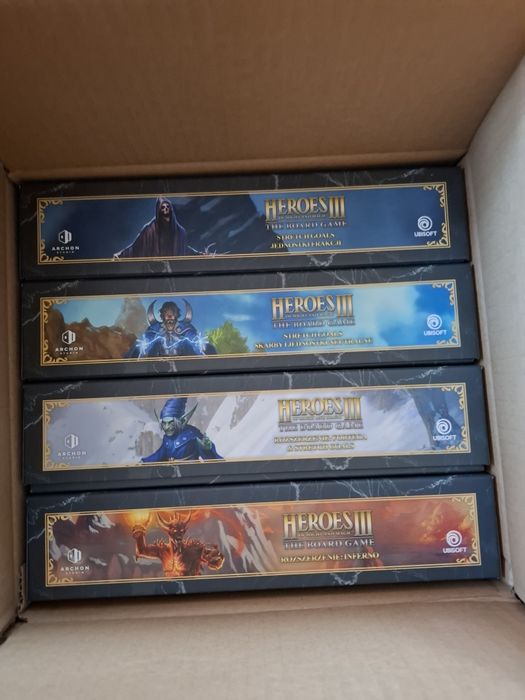 Heroes of Might & Magic III The Board Game ALL IN Shaded gra planszowa