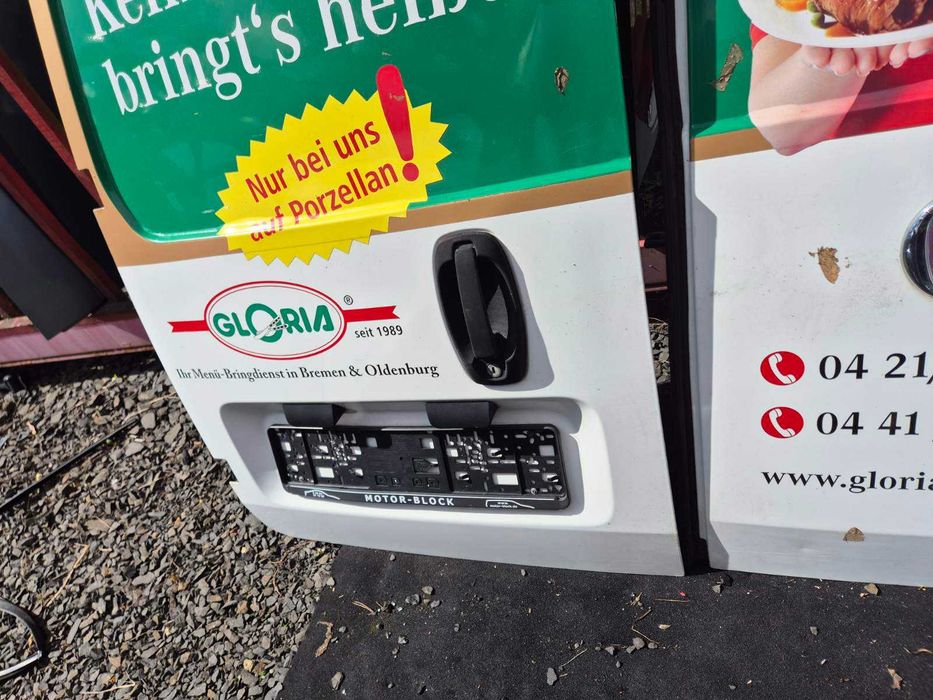 Задні двері для Fiat Fiorino 2008-2018 nemo Qubo Bipper