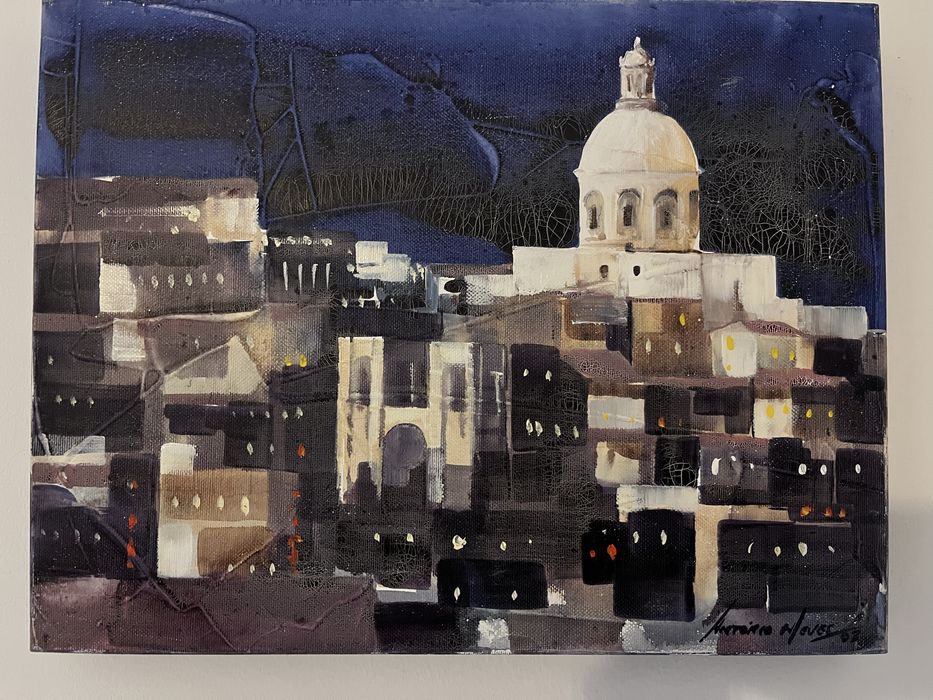 2 Telas do pintor António Neves 27X35