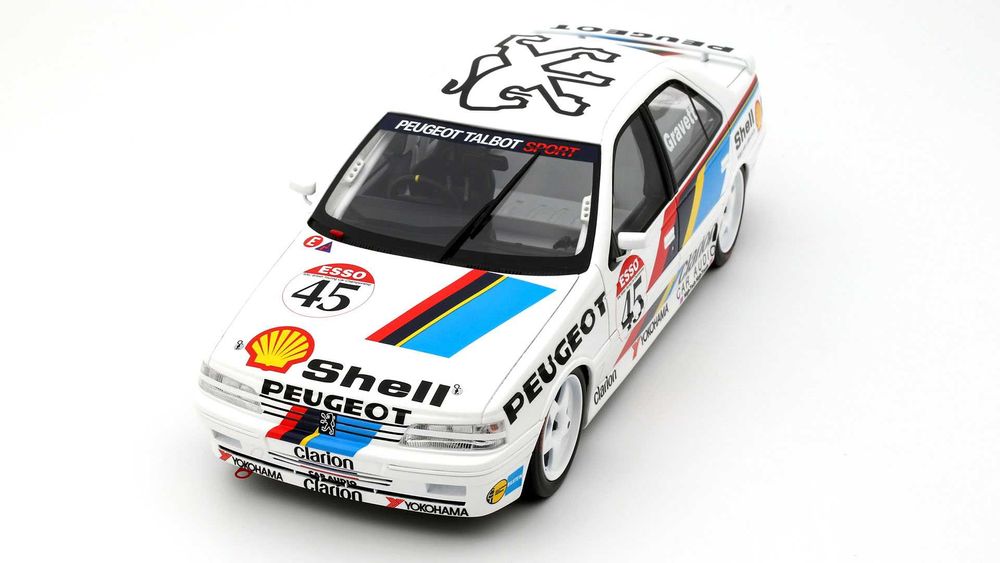 Model 1:18 Otto Peugeot 405 Mi16 #45 BTCC 1992 Robb Gravett