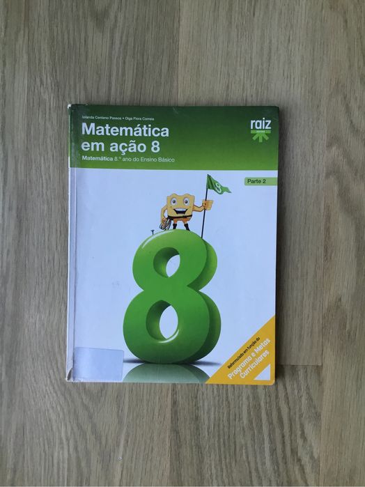 Manuais e livro de exercícios Matemática A 7°, 8°, 10°, 11° e 12° anos